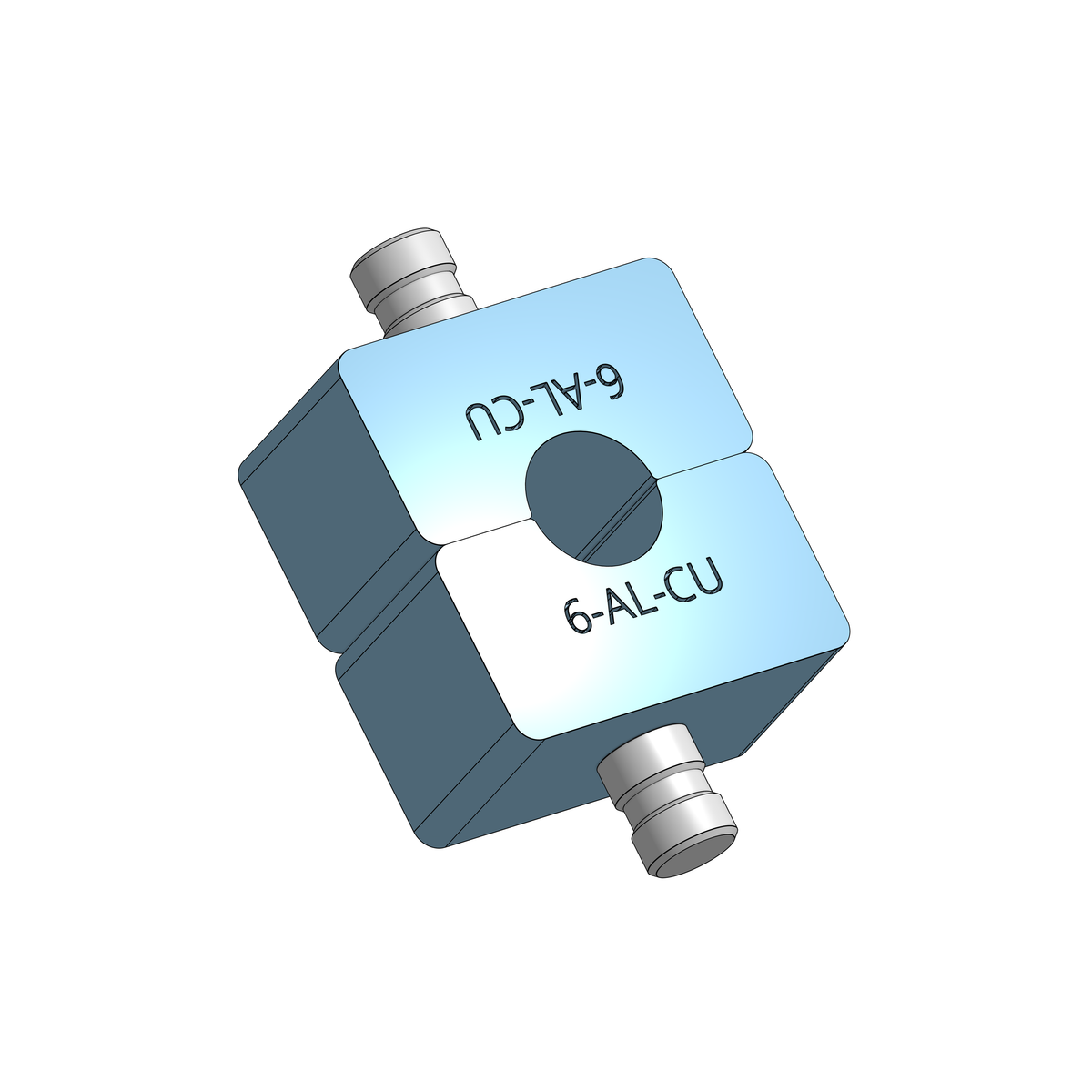 YCP-120C Round Die Set for Code 6 AL & CU Ferrules - 101.120.060