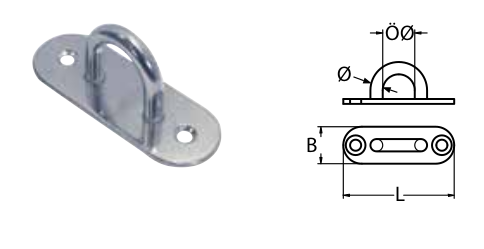 PLACA OCULAR SS-PAD-8-80