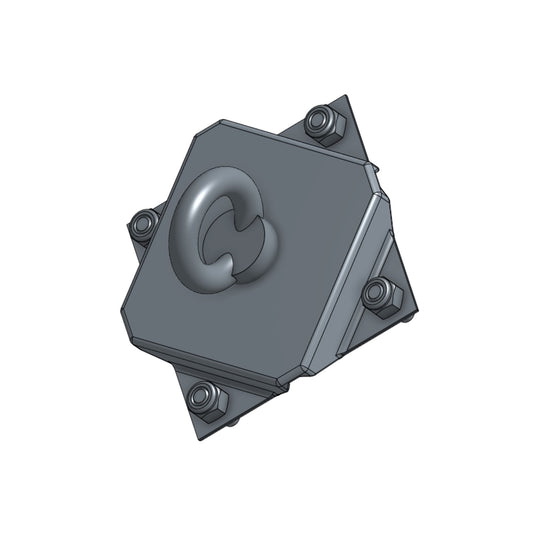 CAD DRAWING OF A STAINLESS-STEEL-EYE-PLATE-M16-EYEBOLT ON A WHITE BACKGROUND.