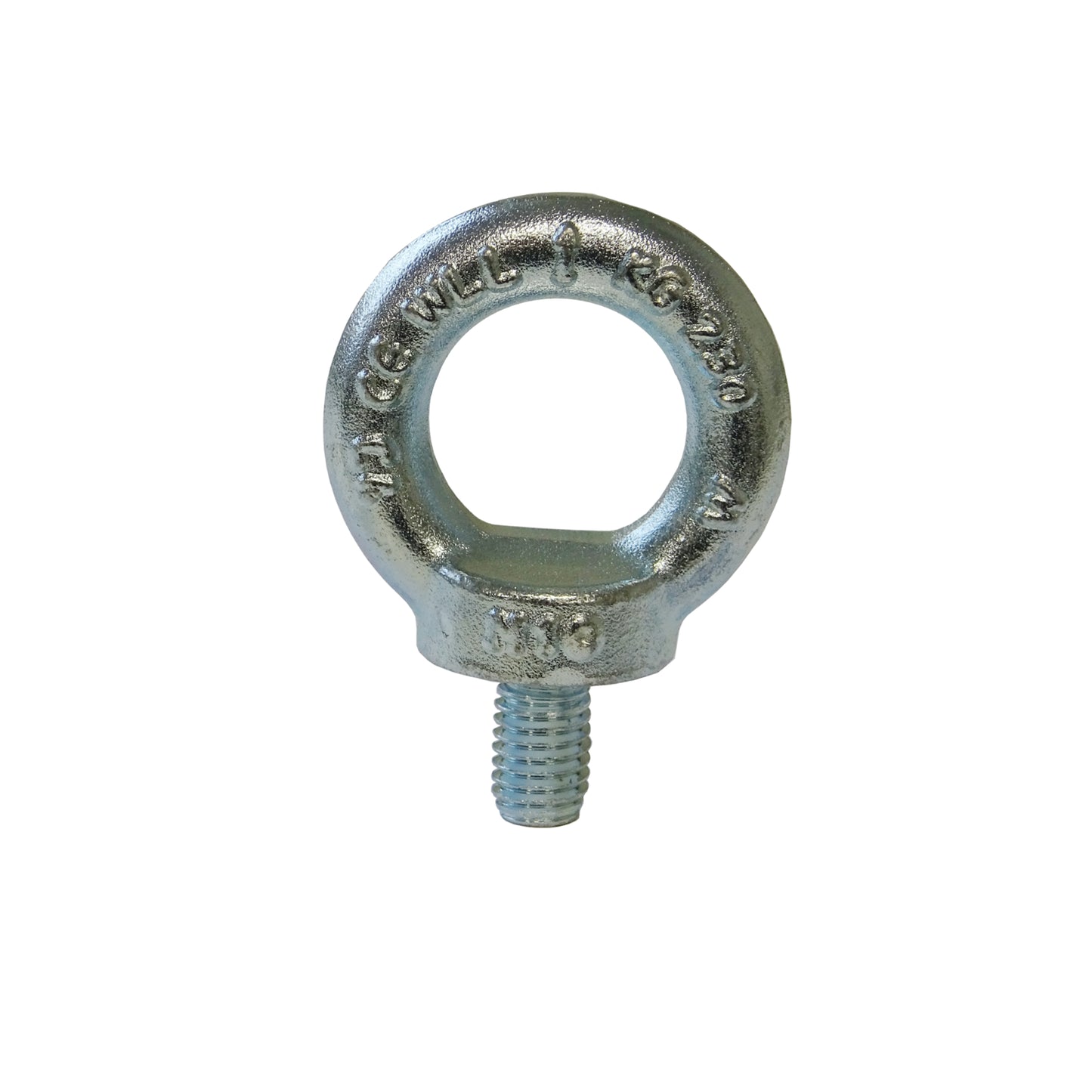 M10 Zinc Plated Lifting Eyebolt to DIN 580 WLL: 230 kgs - 106.053.010