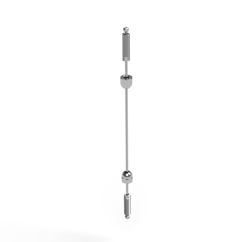 TECNI 3mm Vertical Balustrade Cable into Metal Posts - 160.225.003