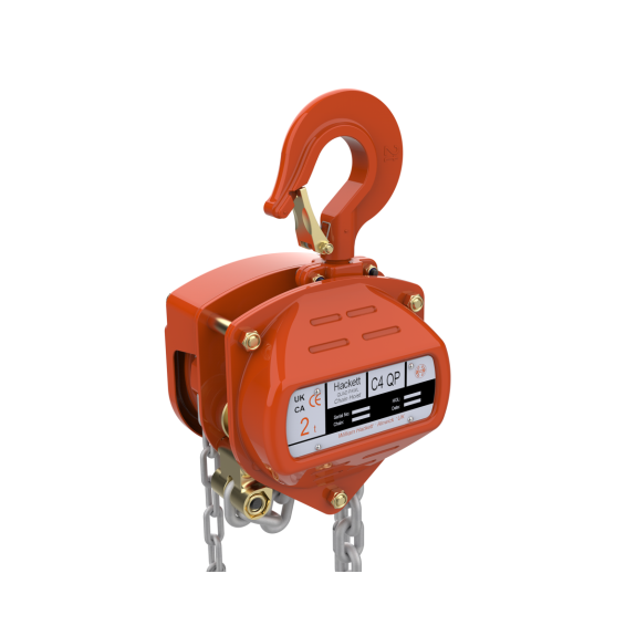 WH-C4 QP Chain hoist on a white background