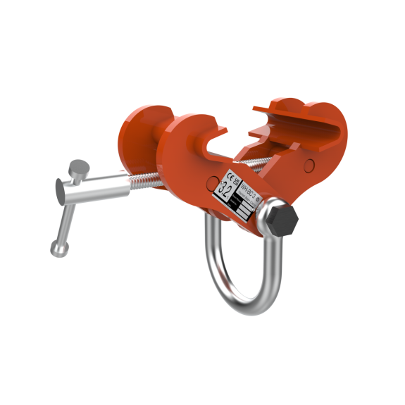 William Hackett Red Super Clamp device on a white background