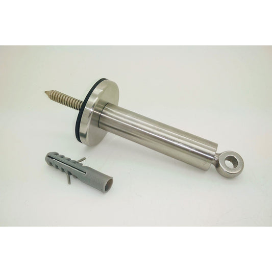 Stainless Steel PRO Trellis Pillar with Eye. Wire 100mm from the wall. - 208.615.100 .