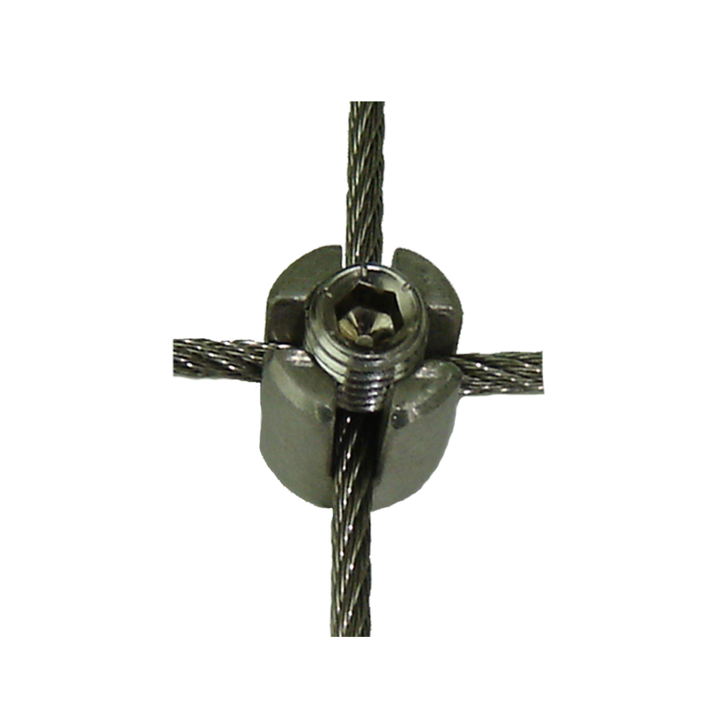M12 A4-AISI 316 Stainless Steel Crossover Clip for 3mm & 4mm Cable - 208.842.444