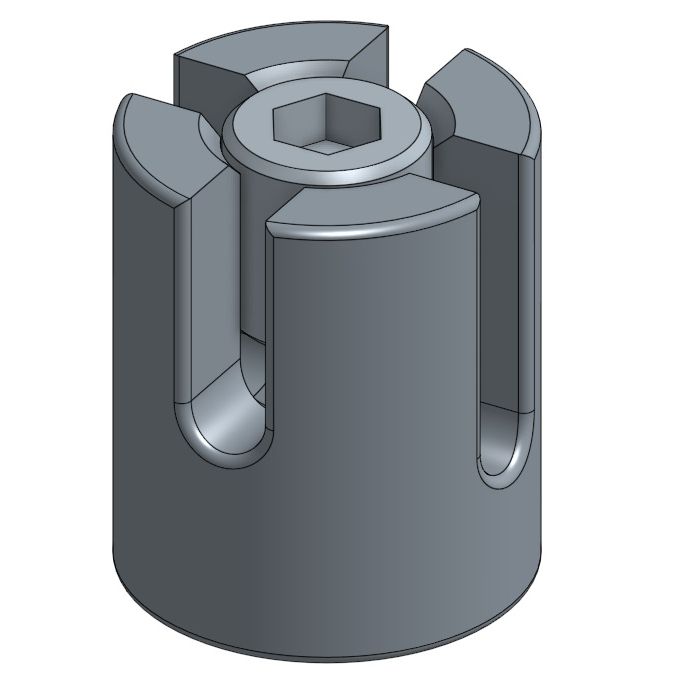 4mm A4-AISI 316 Stainless Steel Crossover Clip - 208.842.804