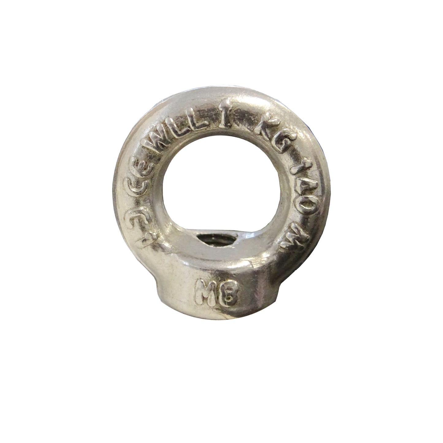 M8 A4-AISI 316L Stainless Steel Certified Lifting Eye Nut DIN 582 WLL 200kg - 308.582.008