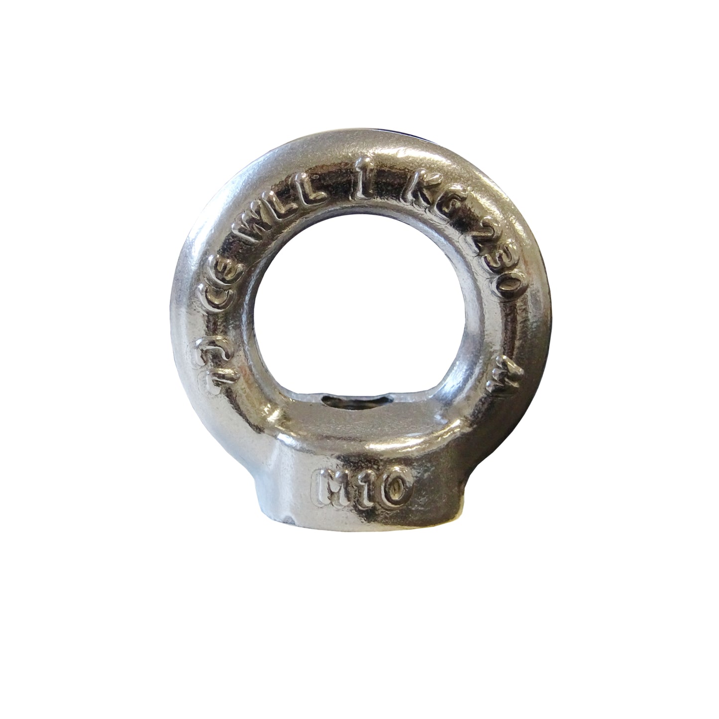 M10 A4-AISI 316L Stainless Steel Certified Lifting Eyenut DIN 582 WLL: 230 kgs - 308.582.010