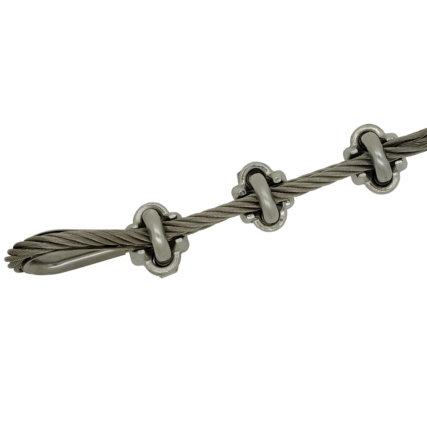 8mm A4-AISI 316 Stainless Steel Wire Rope Clip - 309.010.008