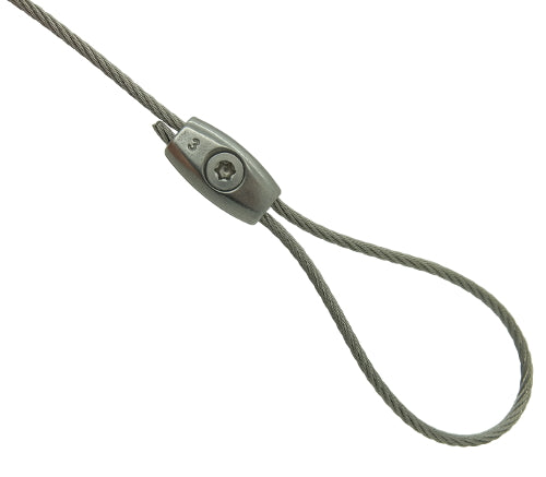 3mm A4-AISI 316 Stainless Steel Egg Shaped Wire Rope Clip .