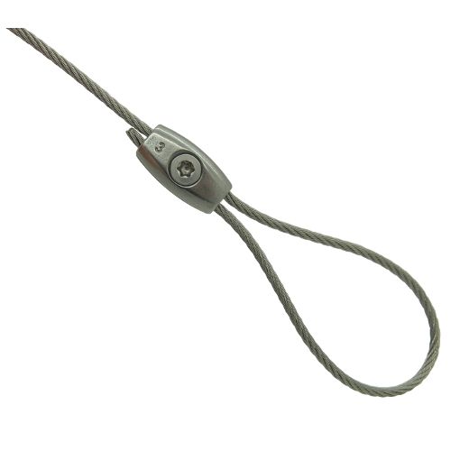 3mm A4-AISI 316 Stainless Steel Egg Shaped Wire Rope Clip .