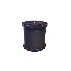 4mm 7x19 Galvanised Black Steel Cable - 504.002.040 .