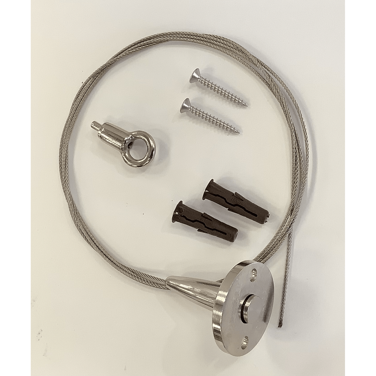 TECNI® Cable 15kg Suspension Kit - Cross Ceiling Attachment and Eye Gripper with 1.5mm Cable