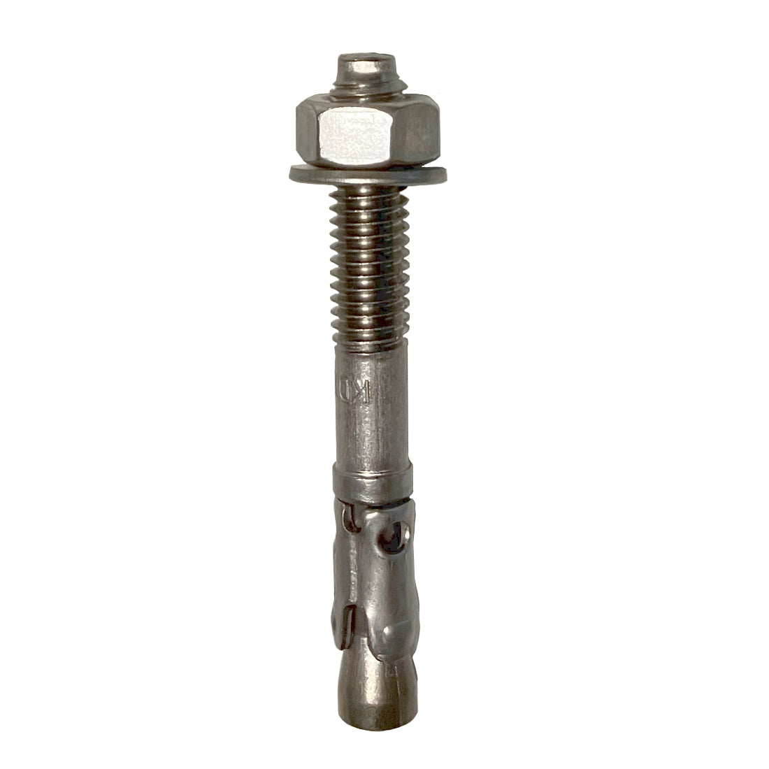 M12 x 80mm A4 AISI 316 SS Anchor Bolt - Through Bolt - 163.080.012