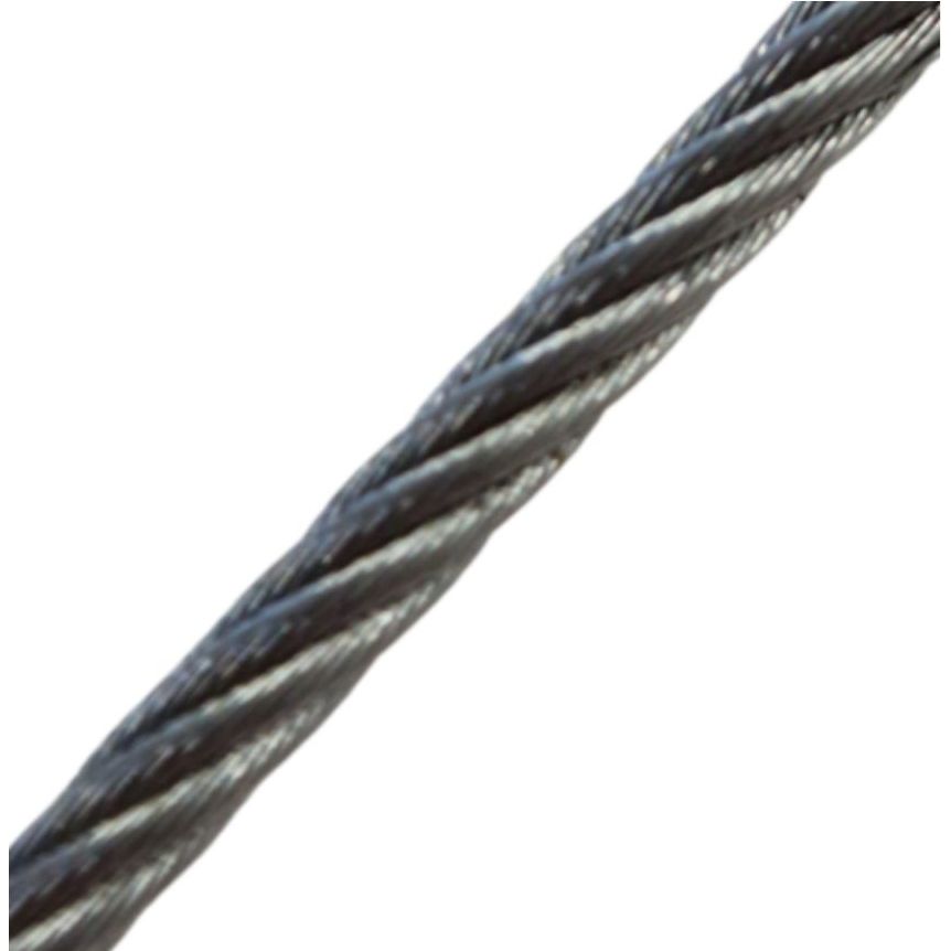 Aircraft Mil spec cable on a white background