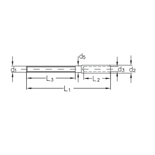 Stainless Super Mini Long Swage Stud Fittings