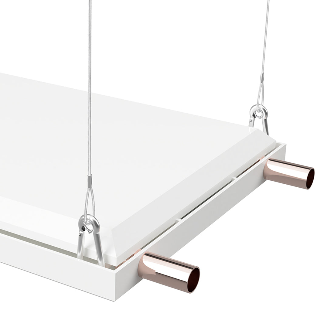 Zip Clip Snap-It Suspension System in situ on a white background.