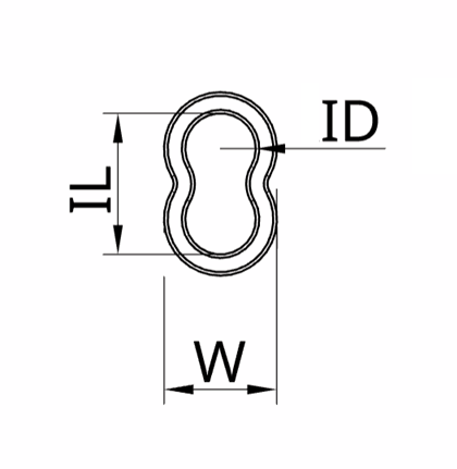 Code 0.8 Double Copper Nickel Plated Ferrule - 115.000.080