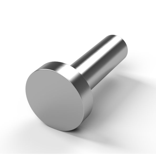 Picture of Stainless steel Tecni Gym Gym stop fitting on white background.