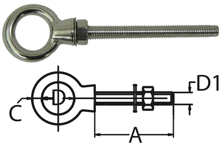 PERNO DE ÁNGULO-SS-M6-40