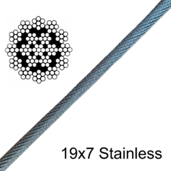 Stainless Wire Rope - 19x7 – TECNI