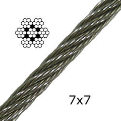 Stainless Wire Rope - 7x7