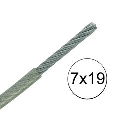 Stainless Steel Nylon Coated Cable - 7x19