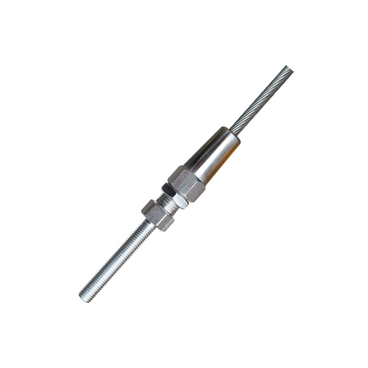 3mm M6 RH A4-AISI 316 Stainless Steel Swageless Stud - 105.010.103