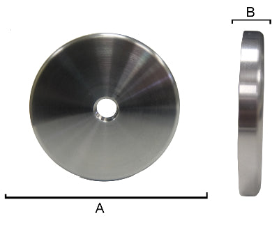 PLACA DE CUBIERTA SS 30MM 4MM M6