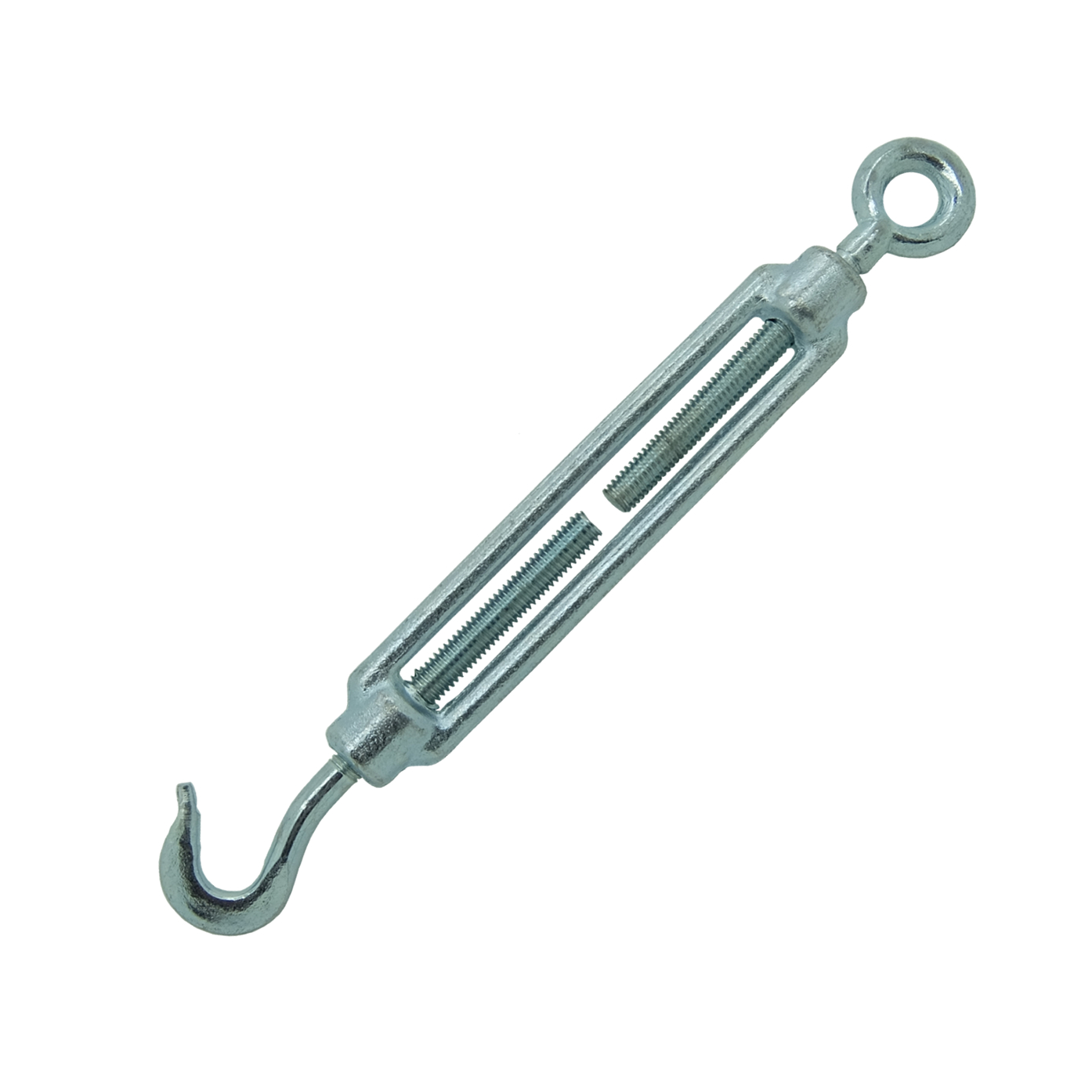 M10 Galvanised Hook & Eye Turnbuckle to DIN1480 - 166.051.010