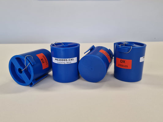 1mm (0.041") MS20995-C41 Stainless Steel Locking Wire 1lb Tub. 223ft (67.9mtrs) - 128.041.104
