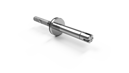 TECNI Stainless Steel MINI PRO Trellis Pillar with Multi Angle Cross Clip. 70mm from the wall. Supplied with Dual Screw and  Wall Plug - 208.025.070 .