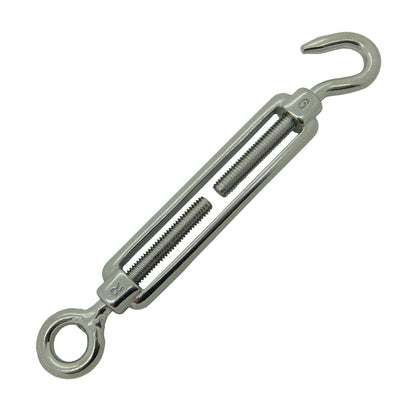 M5 A4-AISI 316 Stainless Steel Hook & Eye Turnbuckle - 308.501.005