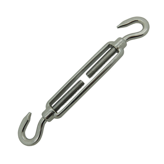 M5 A4-AISI 316 Stainless Steel Hook & Hook Turnbuckle - 308.502.005