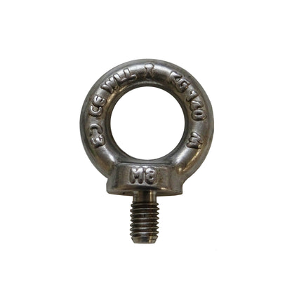 M8 A4-AISI 316L Stainless Steel Eyebolt DIN 580 Lifting Quality  WLL: 140 kgs - 308.580.008