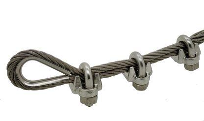 2mm/3mm Stainless Steel Wire Rope Clip /Grip - 309.010.003