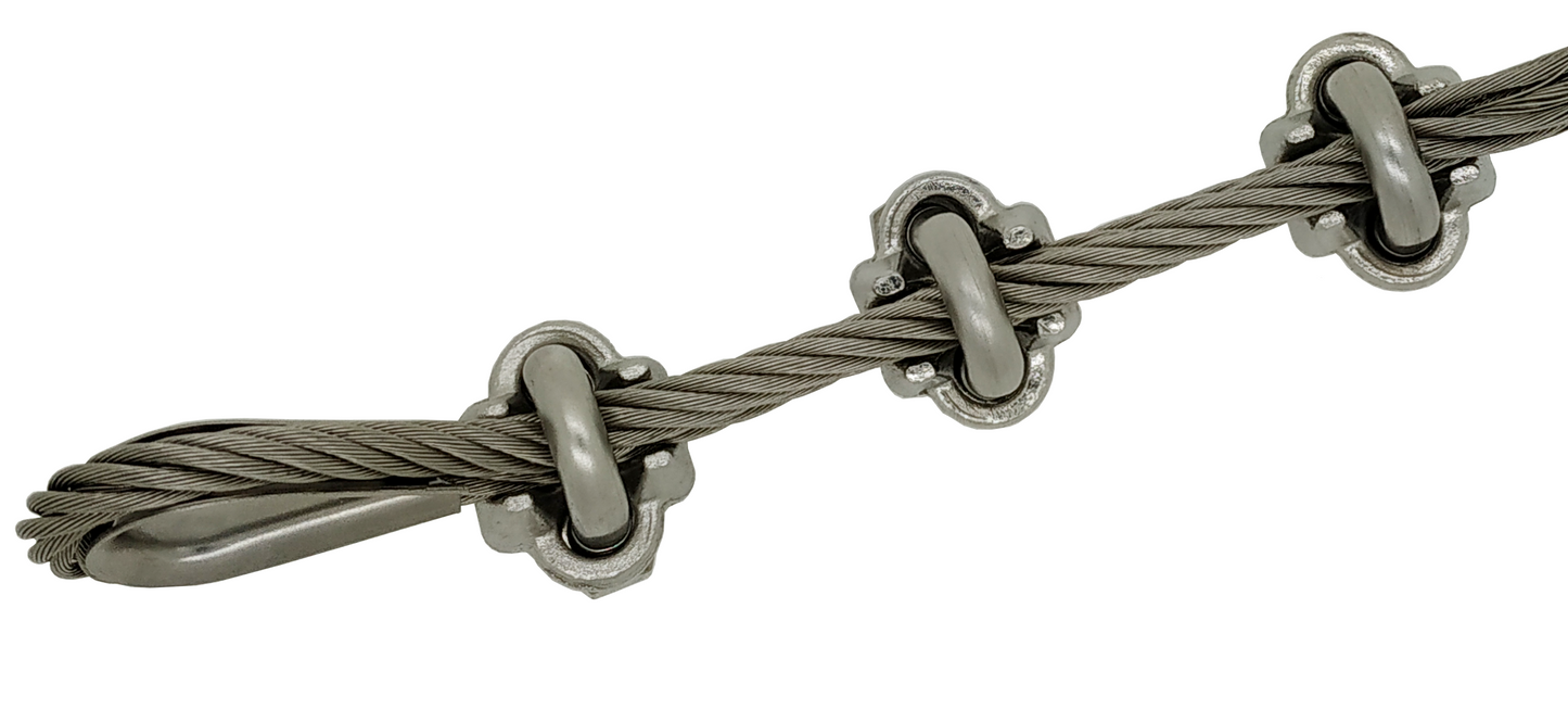 2mm/3mm Stainless Steel Wire Rope Clip /Grip - 309.010.003