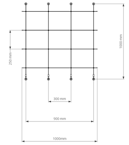 KIT DE ENREJADO ESTÁNDAR ASSY H1 W0.5 500