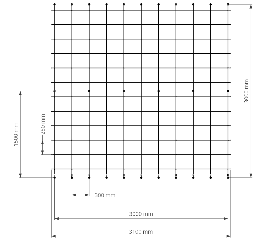 KIT DE ENREJADO ESTÁNDAR ASSY H1 W0.5 500