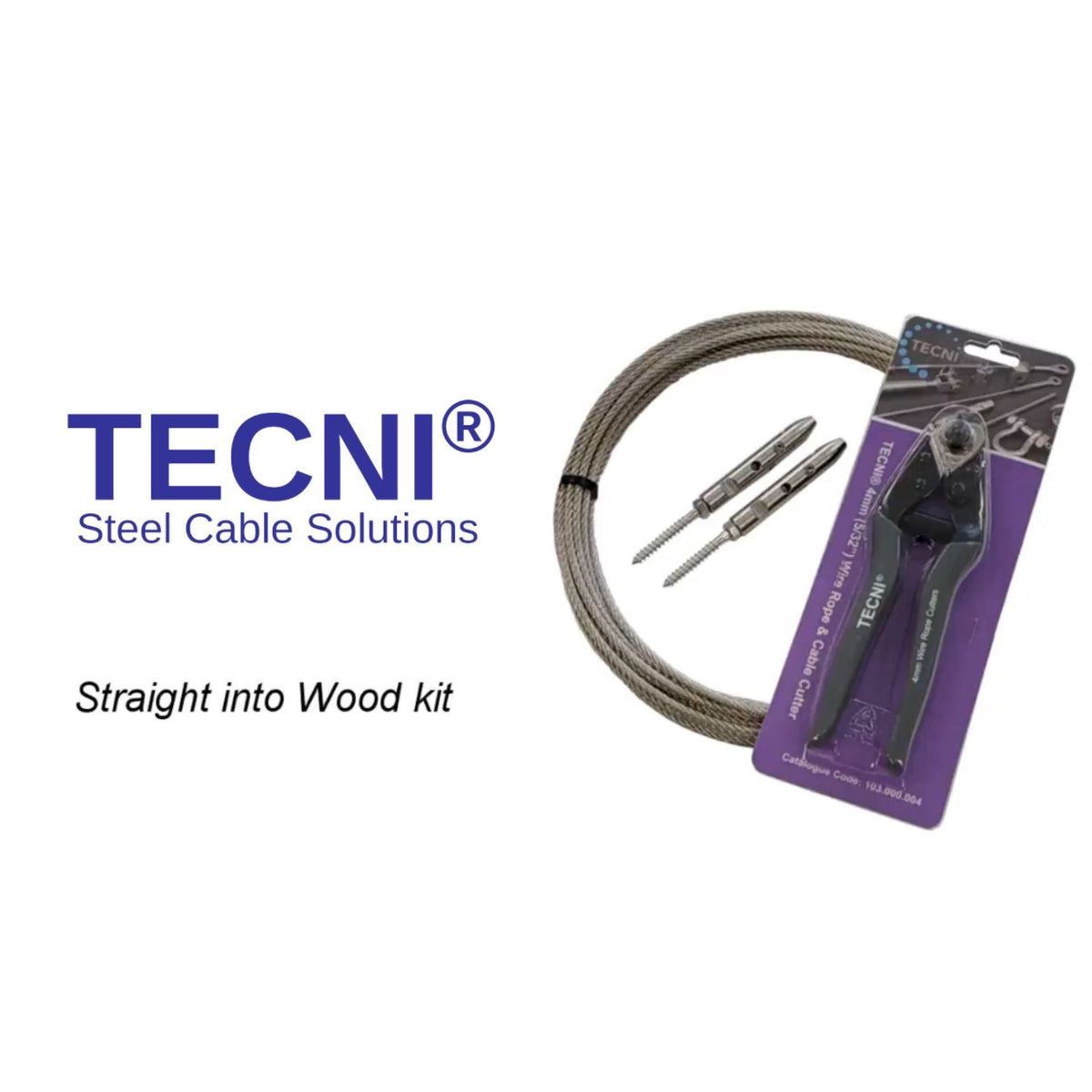 Photo of the TECNI balustrade kit detailing what it is used alongside and showing the items which are supplied. 