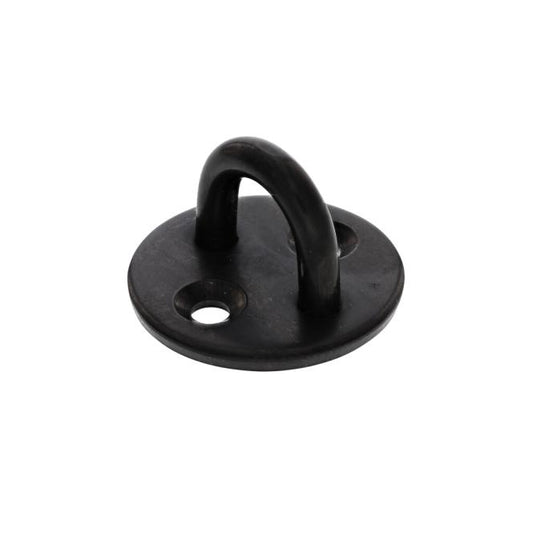 Black A4 AISI 316 Stainless Steel 8 x 20mm Round Eye Plate - 208.836.348