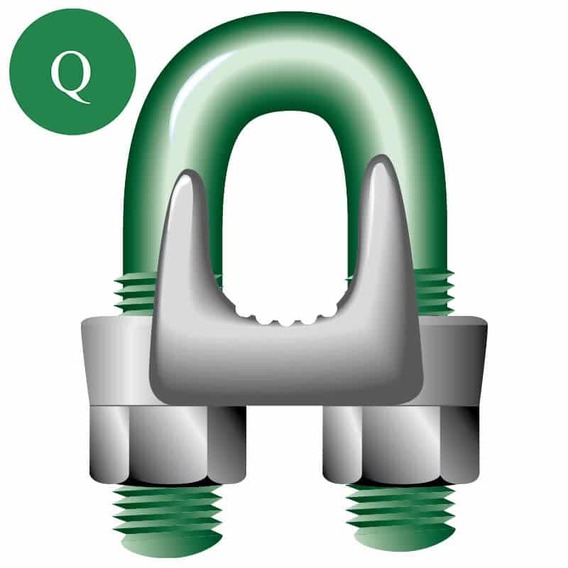 Green Pin® Wire Rope Grip G-6240