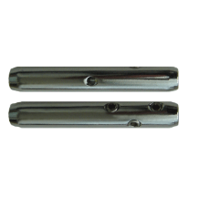 Photo of a left hand female threaded self assembly terminal on white background. 