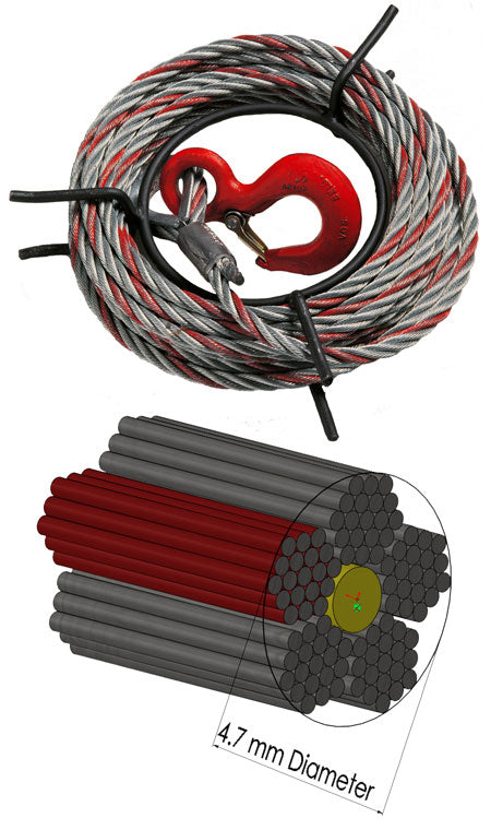 4.7mm Diameter Maxiflex Rope suitable for Jockey J3