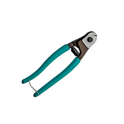 Photo of the entire TECNI cable cutter on a white background. 