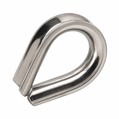 16mm A4-AISI 316 Stainless Steel Wire Rope Thimble Commercial Pattern - 308.900.016