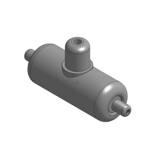 Metallic 3 sided wine rack gripper on a white back ground. TECNI Part code 170.025.005
