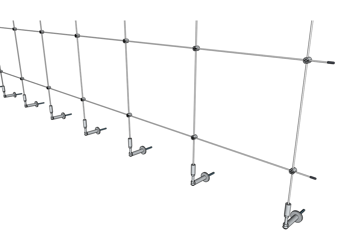 TECNI® Mini Pro Cable Trellis Grid Kits