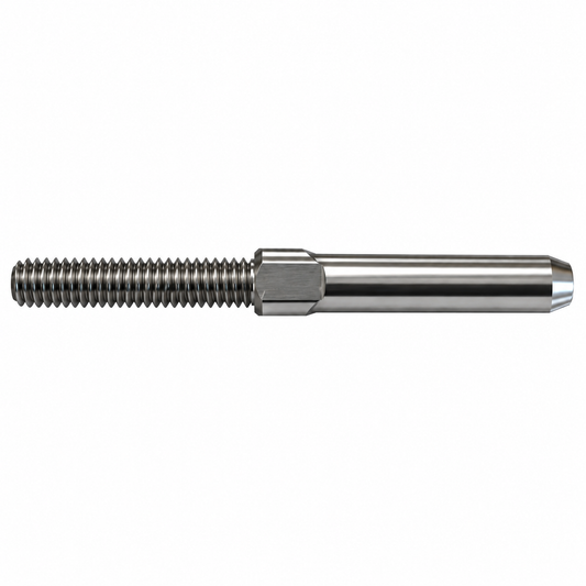 3mm M5 RH A4-AISI 316 Stainless Steel Swage Stud Terminal Mini Type - 311.010.005