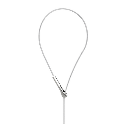 Photo showing different components of a ziplock suspension system on a white background. 